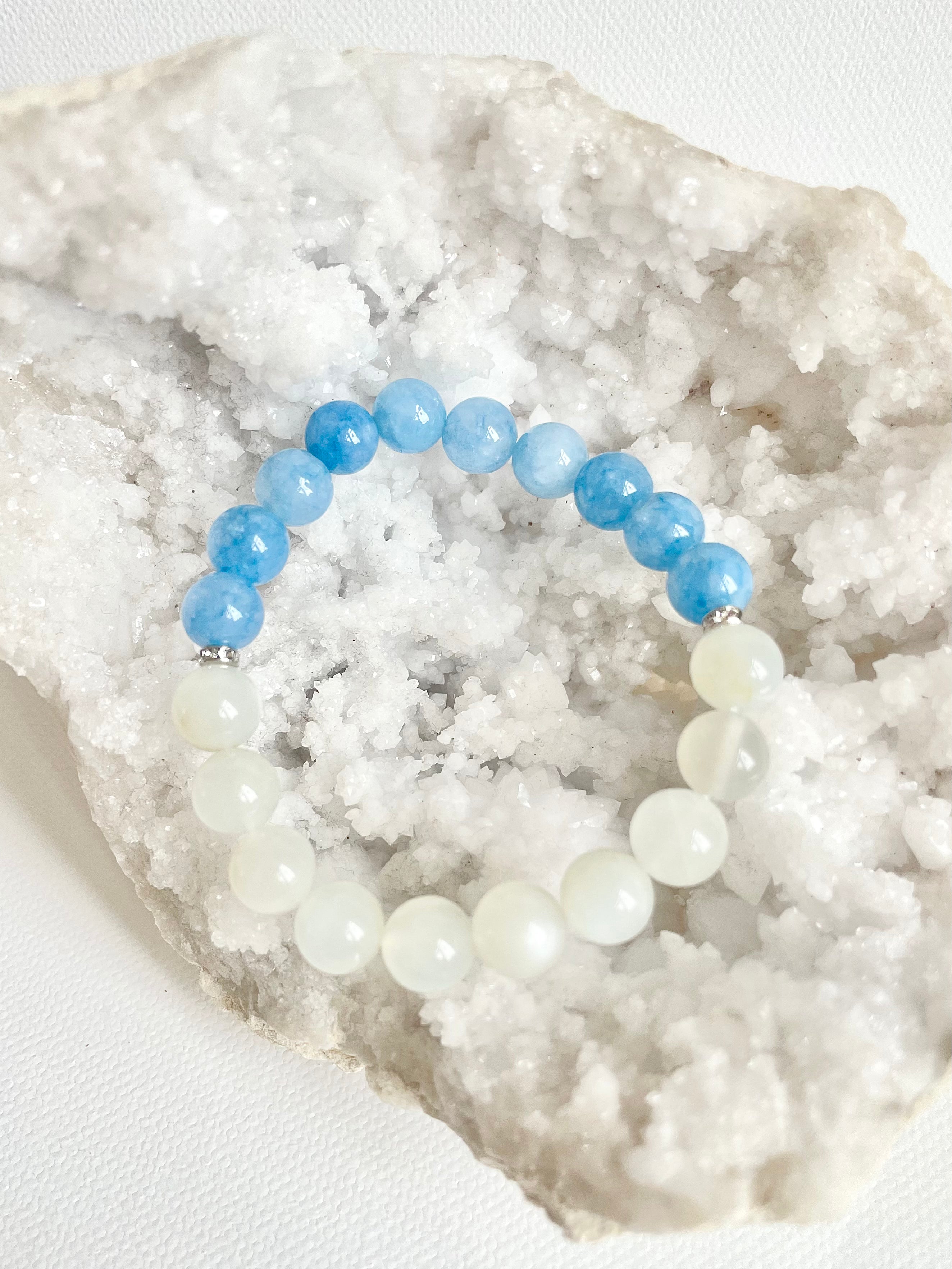 Aquamarine and Moonstone