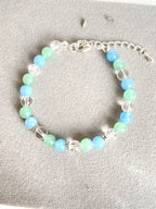 Green Aventurine, Aquamarine and Clear Quartz