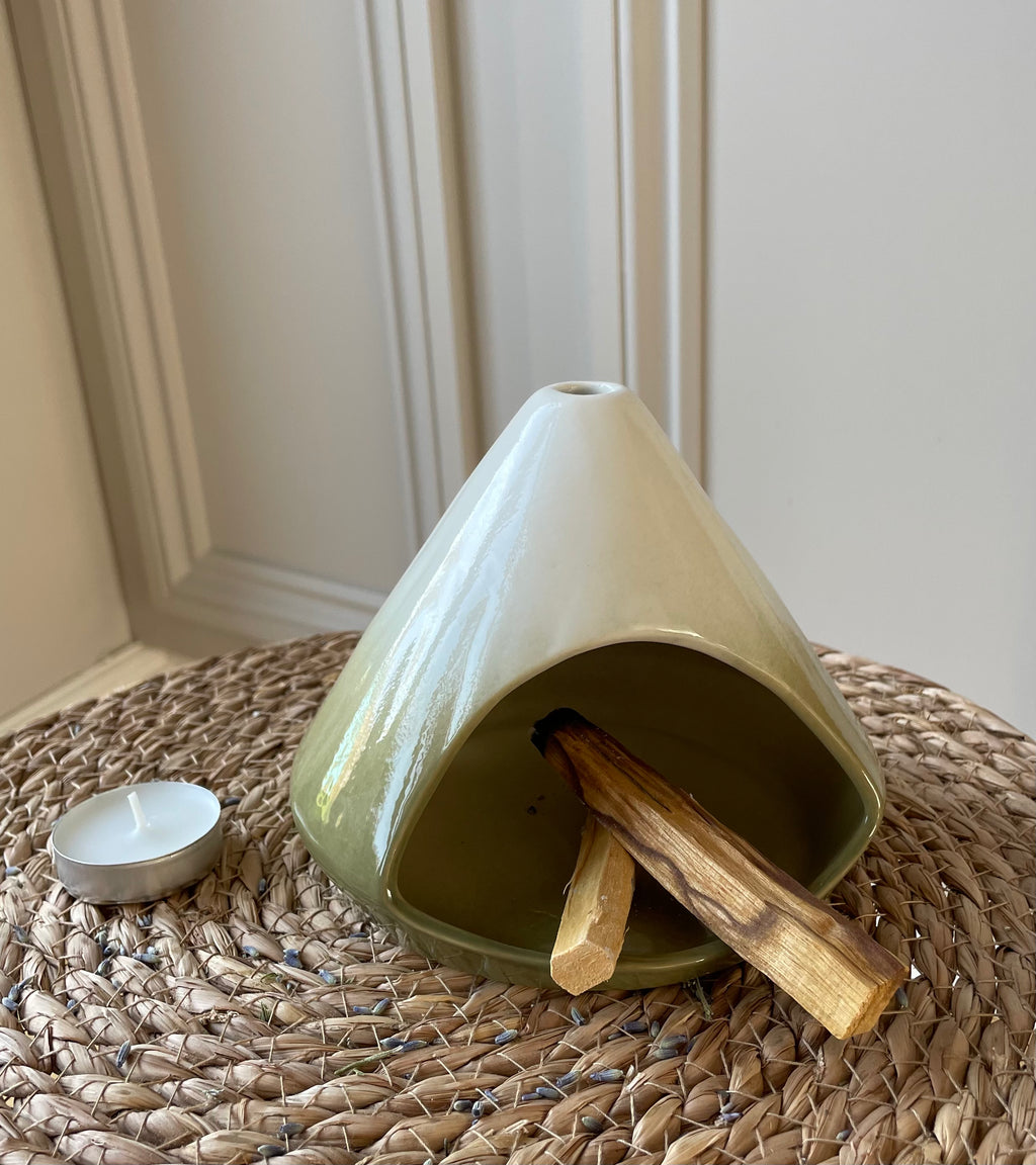 Japanese Style Fuji Mount Incense Holder