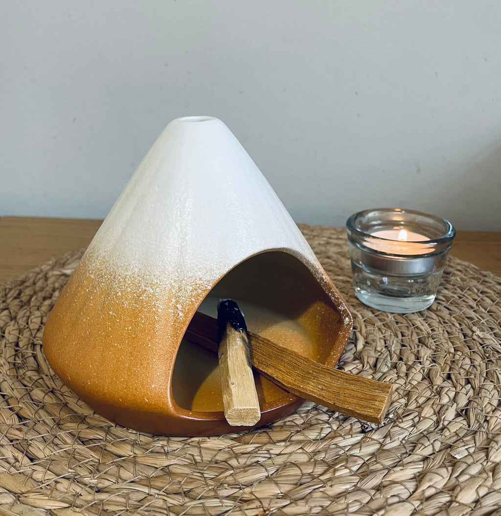 Japanese Style Fuji Mount Incense Holder