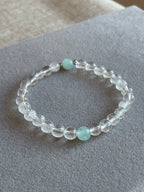 Clear Quartz and Angelite