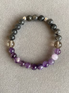 Labradorite, Amethyst and Smoky Quartz