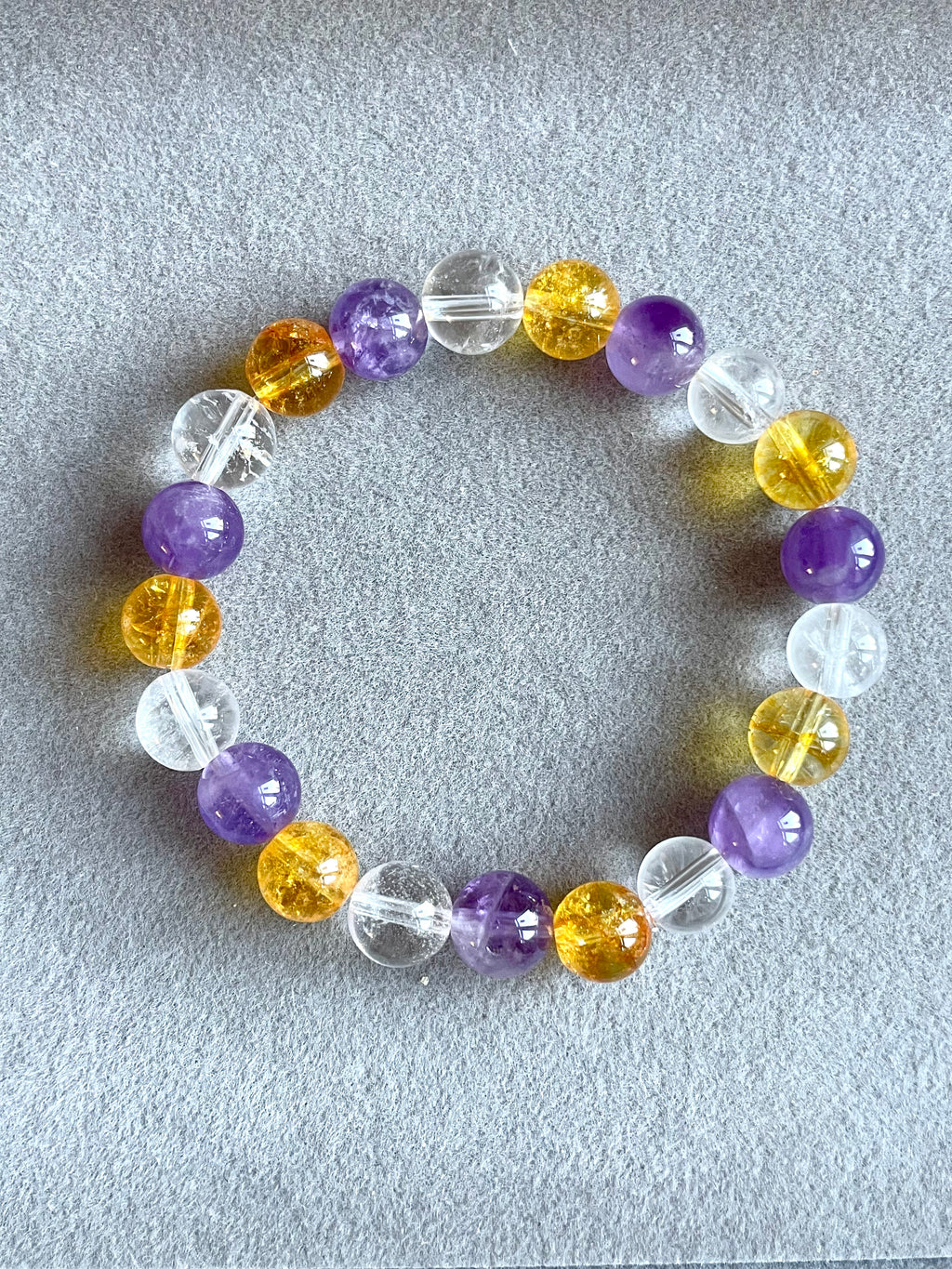 Citrine, Amethyst and Clear Quartz