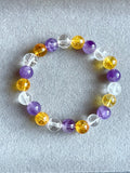Citrine, Amethyst and Clear Quartz
