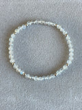 Faceted Grey Labradorite 4mm
