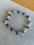 Grey and Black Labradorite