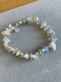 Grey Labradorite in Gravel Shape