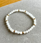 Faceted Moonstone 4mm