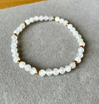 Faceted Moonstone 4mm