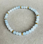 Faceted Aquamarine 4mm